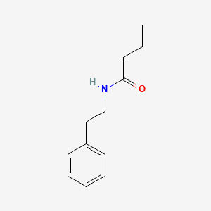 molecular formula C12H17NO B11994293 n-(2-Phenylethyl)butanamide CAS No. 6283-13-2