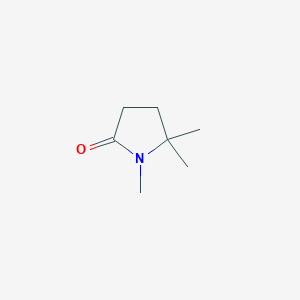 molecular formula C7H13NO B1199434 1-Methyl-2-Oxy-5,5-Dimethyl Pyrrolidine 