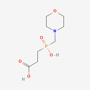 3-[Hydroxy(morpholin-4-ylmethyl)phosphoryl]propanoic acid