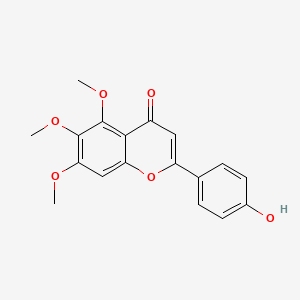 B1199450 4'-Hydroxy-5,6,7-trimethoxyflavone CAS No. 6938-18-7
