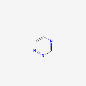 molecular formula C3H3N3 B1199460 1,2,4-三嗪 CAS No. 290-38-0