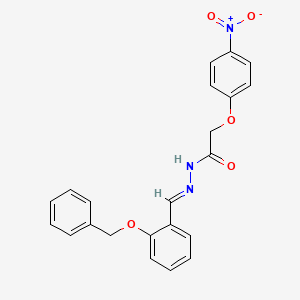 N'-(2-(Benzyloxy)benzylidene)-2-(4-nitrophenoxy)acetohydrazide