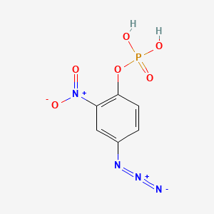 B1199472 4-Azido-2-nitrophenyl phosphate CAS No. 74784-75-1