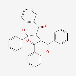 molecular formula C30H22O4 B11994737 2,3-Dibenzoyl-1,4-diphenyl-1,4-butanedione CAS No. 4440-93-1