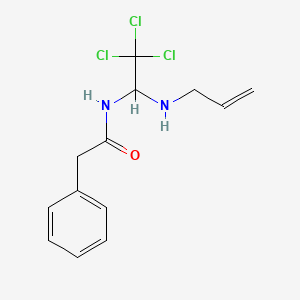 N-(1-Allylamino-2,2,2-trichloro-ethyl)-2-phenyl-acetamide