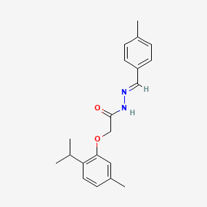 2-(2-Isopropyl-5-methylphenoxy)-N'-(4-methylbenzylidene)acetohydrazide