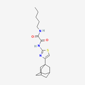 N-(4-Adamantan-1-yl-thiazol-2-yl)-N'-pentyl-oxalamide