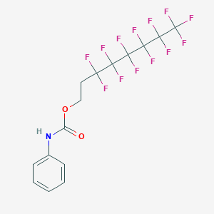 3,3,4,4,5,5,6,6,7,7,8,8,8-tridecafluorooctyl N-phenylcarbamate