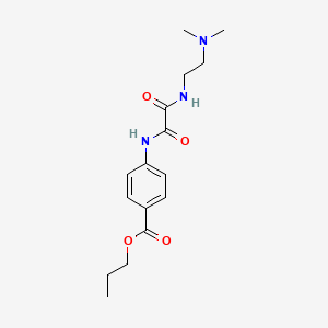 Propyl 4-{[{[2-(dimethylamino)ethyl]amino}(oxo)acetyl]amino}benzoate