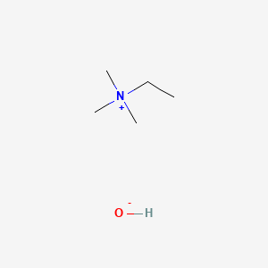 molecular formula C5H15NO B1199516 Ethanaminium, N,N,N-trimethyl-, hydroxide CAS No. 30382-83-3