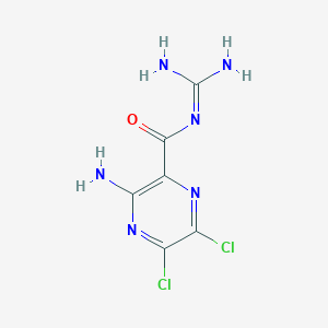 molecular formula C6H6Cl2N6O B1199546 5,6-二氯氨氯利 CAS No. 76599-75-2
