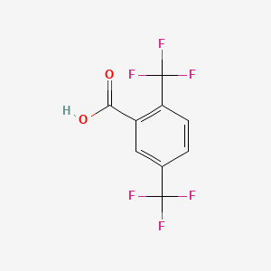 molecular formula C9H4F6O2 B1199570 2,5-双(三氟甲基)苯甲酸 CAS No. 42580-42-7