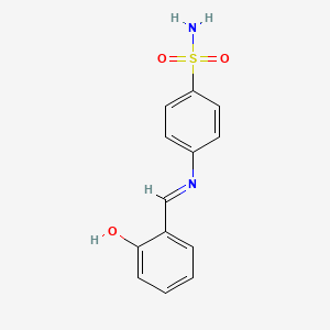 4-((2-Hydroxybenzylidene)amino)benzenesulfonamide