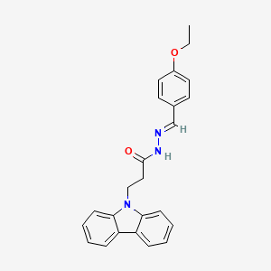 3-(9H-carbazol-9-yl)-N'-[(E)-(4-ethoxyphenyl)methylidene]propanehydrazide