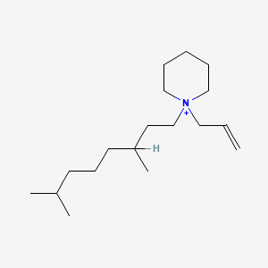 molecular formula C18H36N+ B1199590 Piproctanyl CAS No. 69309-47-3