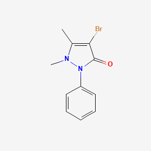 molecular formula C11H11BrN2O B1199591 4-Bromoantipyrine CAS No. 5426-65-3