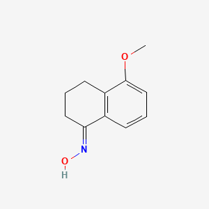 molecular formula C11H13NO2 B11995929 (Z)-5-methoxy-3,4-dihydronaphthalen-1(2H)-one oxime 