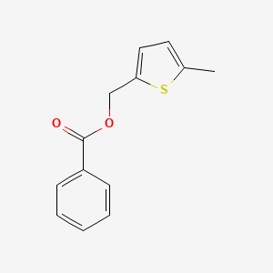 molecular formula C13H12O2S B11995978 (5-methylthiophen-2-yl)methyl Benzoate CAS No. 157890-50-1