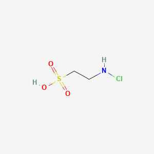 molecular formula C2H6ClNO3S B1199602 N-氯牛磺酸 CAS No. 51036-13-6