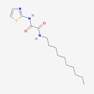 molecular formula C15H25N3O2S B11996065 N-decyl-N'-(1,3-thiazol-2-yl)ethanediamide 