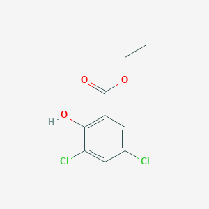 molecular formula C9H8Cl2O3 B11996264 Ethyl 3,5-dichloro-2-hydroxybenzoate 