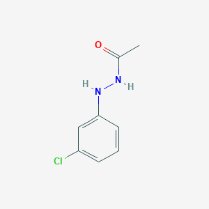 molecular formula C8H9ClN2O B11996302 N'-(3-Chlorophenyl)acetohydrazide 