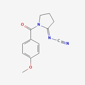 N-Cyano-1-(4-methoxybenzoyl)-2-pyrrolidinimine