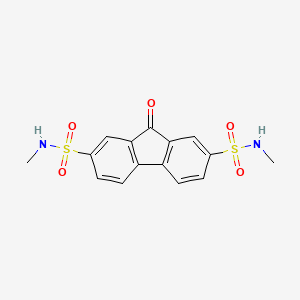 N,N'-dimethyl-9-oxo-9H-fluorene-2,7-disulfonamide