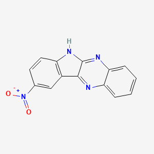 9-Nitro-6H-indolo(2,3-b)quinoxaline