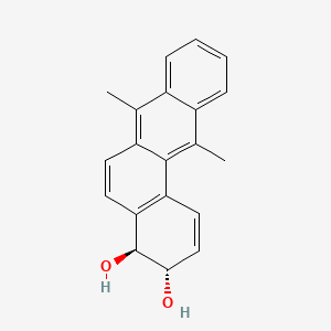 molecular formula C20H18O2 B1199652 反式-3,4-二氢-3,4-二羟基-7,12-二甲基苯并[a]蒽 CAS No. 68162-13-0