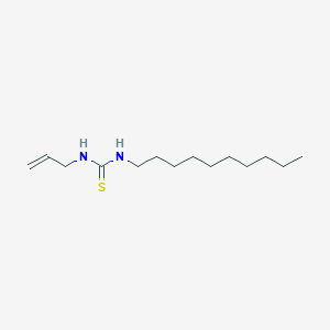 molecular formula C14H28N2S B11996521 N-Decyl-N'-prop-2-en-1-ylthiourea CAS No. 62552-06-1