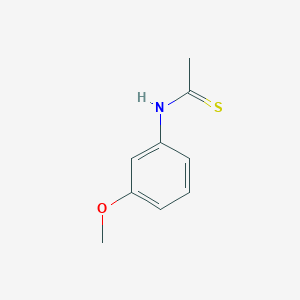 molecular formula C9H11NOS B11996554 N-(3-Methoxyphenyl)ethanethioamide CAS No. 87956-83-0