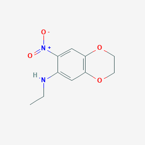 N-ethyl-7-nitro-2,3-dihydro-1,4-benzodioxin-6-amine