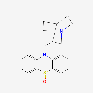 molecular formula C20H22N2OS B1199657 Mequitazine sulfoxide CAS No. 40765-34-2