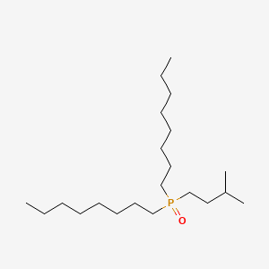 molecular formula C21H45OP B1199658 Dioctylisopentylphosphine oxide CAS No. 53521-41-8