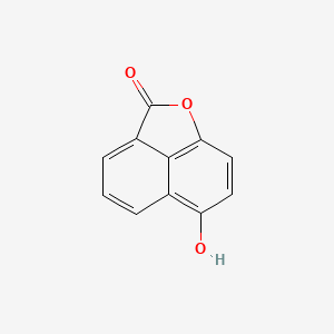 molecular formula C11H6O3 B1199662 5-羟基萘-1,8-内酯 CAS No. 5656-88-2