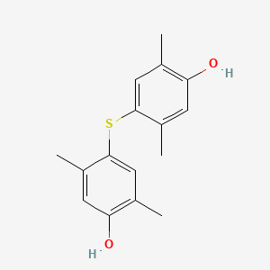 molecular formula C16H18O2S B11996654 4,4'-Thiobis[2,5-xylenol] CAS No. 79718-64-2