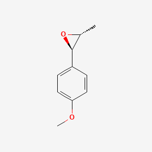 molecular formula C10H12O2 B1199668 Oxirane, 2-(4-methoxyphenyl)-3-methyl-, (2R,3S)-rel- CAS No. 50618-02-5