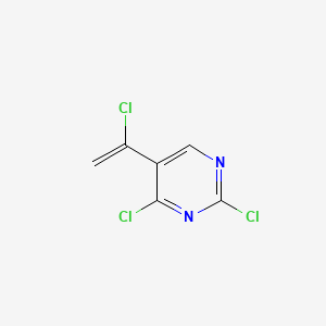 molecular formula C6H3Cl3N2 B1199672 5-(1-Chlorovinyl)-2,4-dichloropyrimidine CAS No. 61751-45-9