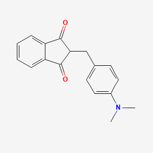 1H-Indene-1,3(2H)-dione, 2-[[4-(dimethylamino)phenyl]methyl]-