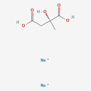 molecular formula C5H8Na2O5 B11996815 (R)-(-)-Citramalic acid, disodium salt 