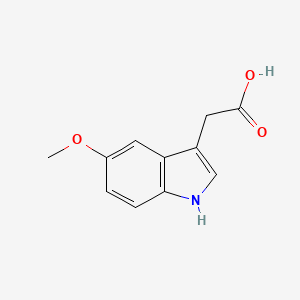 molecular formula C11H11NO3 B1199682 5-甲氧基吲哚-3-乙酸 CAS No. 3471-31-6