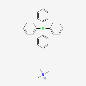 molecular formula C27H30BN B11996842 Trimethylammonium tetraphenylborate CAS No. 51016-92-3