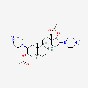 molecular formula C35H62N4O4+2 B1199686 Pipecuronium CAS No. 68399-58-6