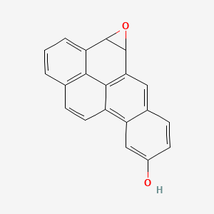 molecular formula C20H12O2 B1199691 9-Hydroxybenzo[a]pyrene-4,5-oxide CAS No. 61133-85-5