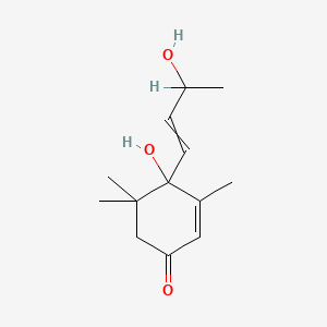 molecular formula C13H20O3 B1199720 Corchoionol C 