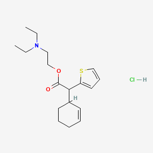 2-Diethylaminoethyl alpha-(2-cyclohexen-1-yl)-2-thienylacetate hydrochloride