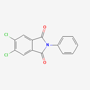 molecular formula C14H7Cl2NO2 B11997208 5,6-Dichloro-2-phenyl-1H-isoindole-1,3(2H)-dione CAS No. 93296-62-9