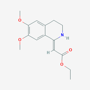 Ethyl 2-(6,7-dimethoxy-3,4-dihydroisoquinolin-1(2H)-ylidene)acetate