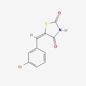 molecular formula C10H6BrNO2S B11997260 5-(3-Bromo-benzylidene)-thiazolidine-2,4-dione 